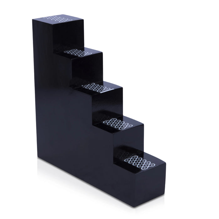 Giri - 5 Step Diya Stand | Wooden Stand | Diya Stand — Giri Trading ...