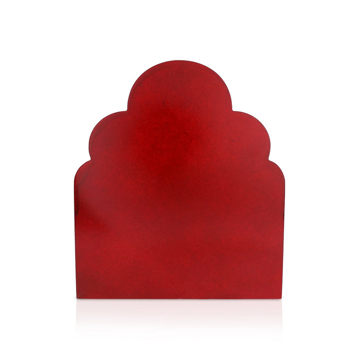 Kolu Padi with Arch - 9 x 8 Inches | Wooden Golu Padi / 2 Steps Golu Step / Kolam Design Golu Stand for Navratri