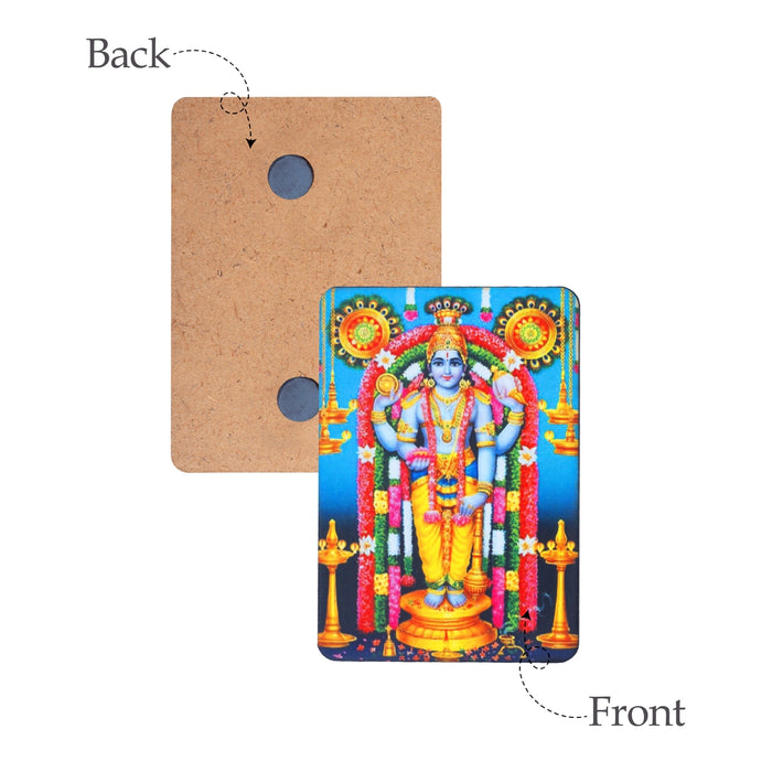 Photo Magnet - 3 x 2.5 Inches | Guruvayurappan Fridge Magnet/ Refrigerator Magnet