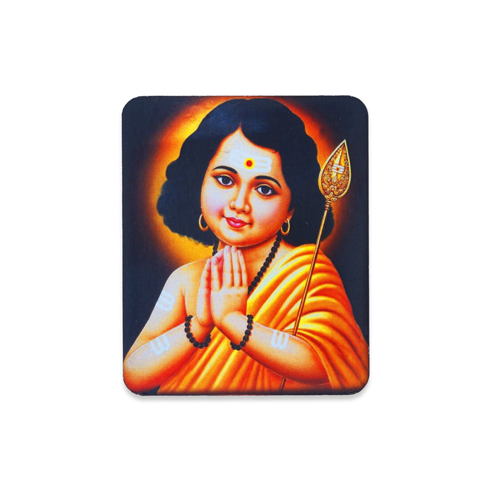 Photo Magnet - 3 x 2.5 Inches | Fridge Magnet/ Kaavi Murugan Picture Magnet