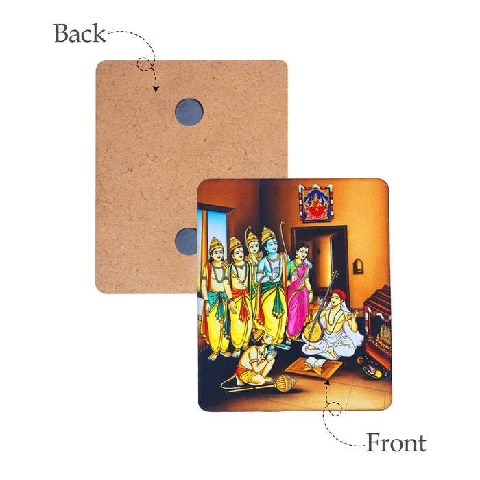 Ramar Thyagarajar Photo Magnet - 3.2 x 2.5 Inches | Picture Magnet/ Refrigerator Magnet