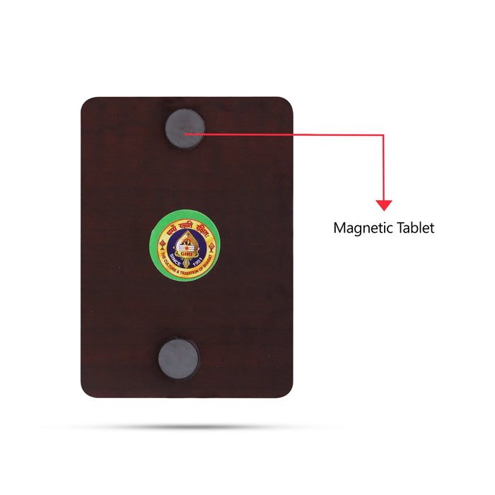 Murugan Fridge Magnet - 3 x 2 Inches | Murugan Photo Magnet/ Double Layer Picture Magnet for Home - Fridge Magnet