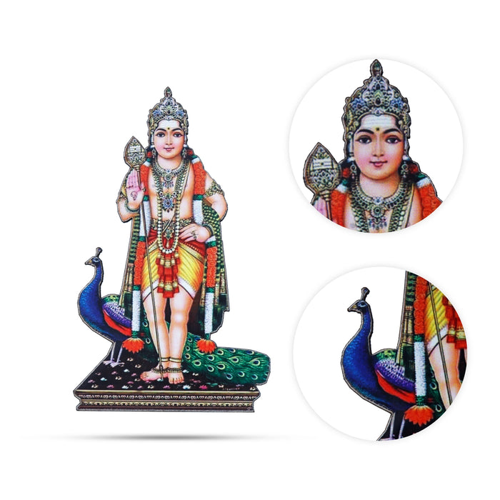 Murugan Fridge Magnet - 3 x 2 Inches | Photo Magnet/ Single Layer Picture Magnet for Home - Fridge Magnet
