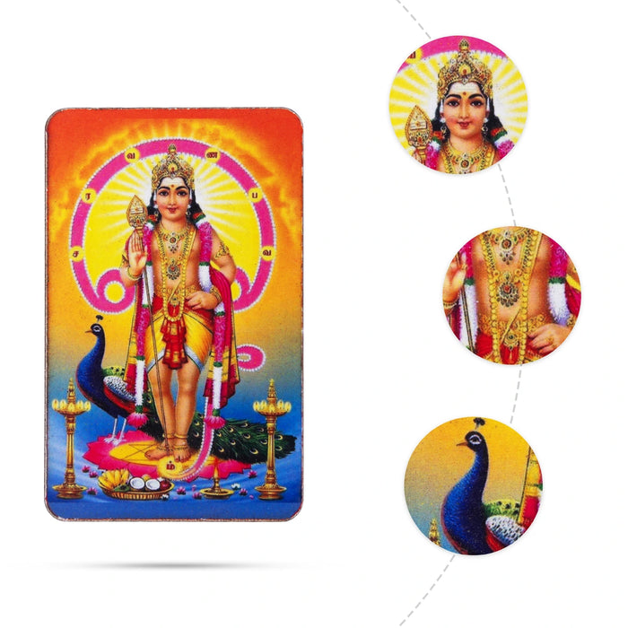 Murugan Fridge Magnet - 3 x 2 Inches | Photo Magnet/ Single Layer Picture Magnet for Home - Fridge Magnet