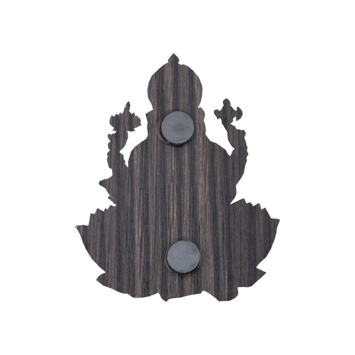 Ganesha Fridge Magnet - 3 x 2 Inches | Single Layer Photo Magnet/ Picture Magnet for Home/ 15 Gms Approx - Fridge Magnet