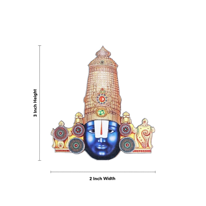 Balaji Head Fridge Magnet - 3 x 2 Inches | Photo Magnet/ Single Layer Picture Magnet for Home - Fridge Magnet