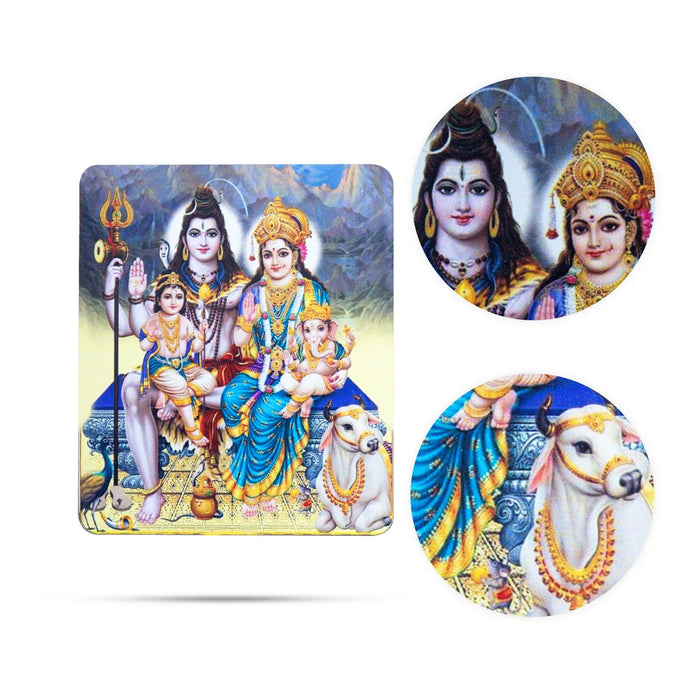 Shivan Family Fridge Magnet - 3 x 2 Inches | Shivan Family Photo Magnet/ Picture Magnet for Home - Fridge Magnet