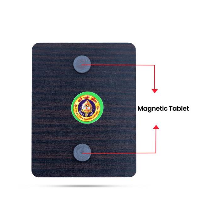 Radha Krishna Cow Fridge Magnet - 3 x 2 Inches | Photo Magnet/ Single Layer Picture Magnet for Home - Fridge Magnet