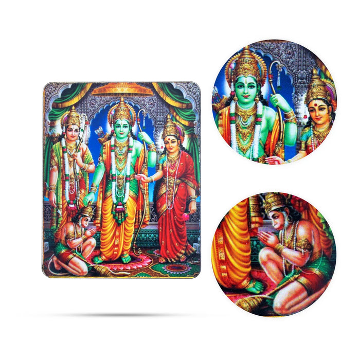 Ramar Pattabishegam Fridge Magnet - 3 x 2 Inches | Photo Magnet/ Single Layer Picture Magnet for Home - Fridge Magnet