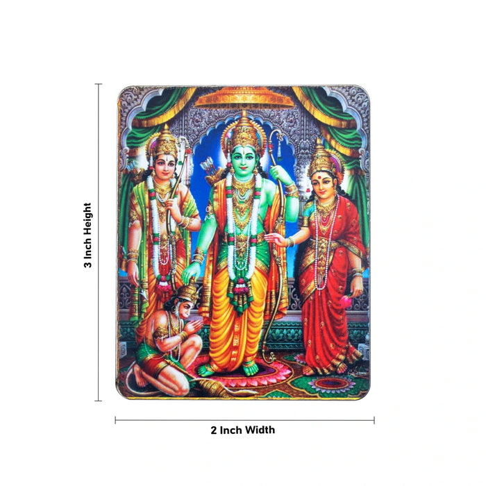 Ramar Pattabishegam Fridge Magnet - 3 x 2 Inches | Photo Magnet/ Single Layer Picture Magnet for Home - Fridge Magnet