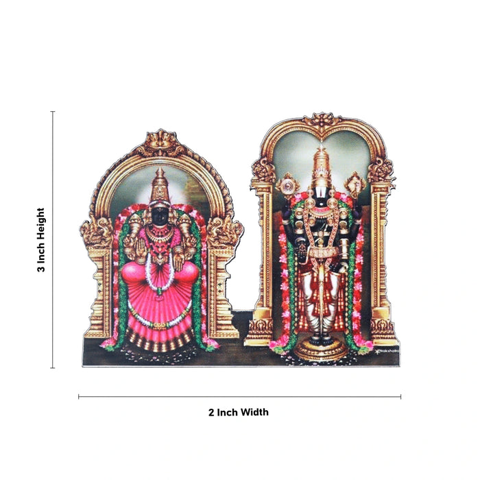 Perumal Thayar Fridge Magnet - 3 x 2 Inches | Photo Magnet/ Single Layer Picture Magnet for Home - Fridge Magnet