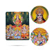 Lakshmi Kuberar Fridge Magnet - 3 x 2 Inches | Photo Magnet/ Single Layer Picture Magnet for Home - Fridge Magnet