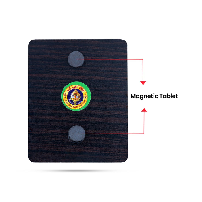 Lakshmi Kuberar Fridge Magnet - 3 x 2 Inches | Photo Magnet/ Single Layer Picture Magnet for Home - Fridge Magnet