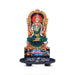 Kamakshi With Kolam Stand - 5.5 x 3.5 Inches | Deity With Wooden Bajot for Pooja - Pooja Aasan & Bajot & Pooja Mat