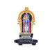 Raja Alangaram Murugan With Kolam Stand - 5.5 x 3.5 Inches | Deity With Wooden Bajot for Pooja - Pooja Aasan & Bajot & Pooja Mat