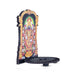 Balaji With Kolam Stand - 5.5 x 3.5 Inches | Deity With Wooden Bajot for Pooja - Pooja Aasan & Bajot & Pooja Mat