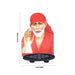 Saibaba With Kolam Stand - 5.5 x 4 Inches | Deity With Wooden Bajot for Pooja - Pooja Aasan & Bajot & Pooja Mat