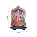 Murugan Valli Deivanai With Kolam Stand - 5 x 4 Inches | Deity With Wooden Bajot for Pooja - Pooja Aasan & Bajot & Pooja Mat