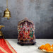 Murugan Valli Deivanai With Kolam Stand - 5 x 4 Inches | Deity With Wooden Bajot for Pooja - Pooja Aasan & Bajot & Pooja Mat