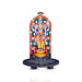 Guruvayurappa With Kolam Stand - 5 x 3.5 Inches | Deity With Wooden Bajot for Pooja - Pooja Aasan & Bajot & Pooja Mat