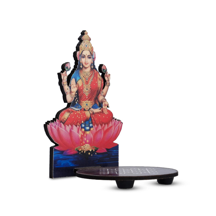 Simhasan Balaji Murti - 5 x 4 Inch | Resin Statue/ Gold Polish Balaji Idol for Pooja/ 296 Gms Approx