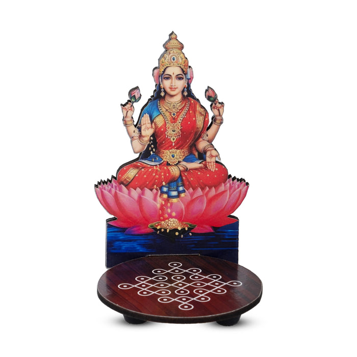 Simhasan Balaji Murti - 5 x 4 Inch | Resin Statue/ Gold Polish Balaji Idol for Pooja/ 296 Gms Approx