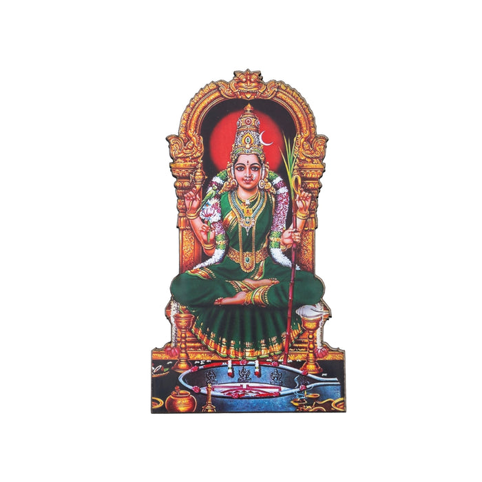 Kamatchi Fridge Magnet - 5 x 3 Inches | Single Layer Photo Magnet/ Picture Magnet for Home/ 15 Gms Approx - Fridge Magnet