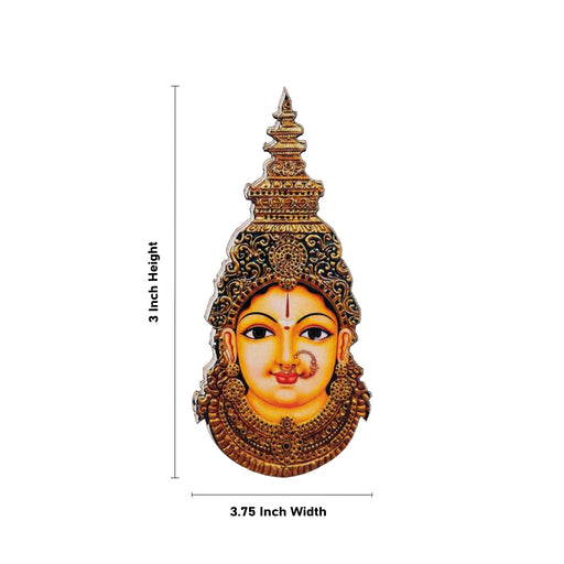 Amman Head Design Fridge Magnet - 3 x 3.75 Inches | Single Layer Photo Magnet/ Picture Magnet for Home - Fridge Magnet