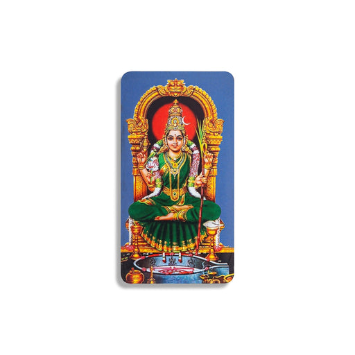 Kamakshi Murti Design Fridge Magnet - 3.5 x 2 Inches | Single Layer Photo Magnet/ Picture Magnet for Home - Fridge Magnet