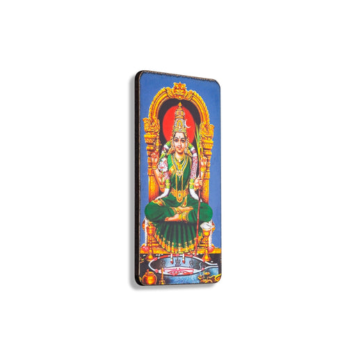 Kamakshi Murti Design Fridge Magnet - 3.5 x 2 Inches | Single Layer Photo Magnet/ Picture Magnet for Home - Fridge Magnet