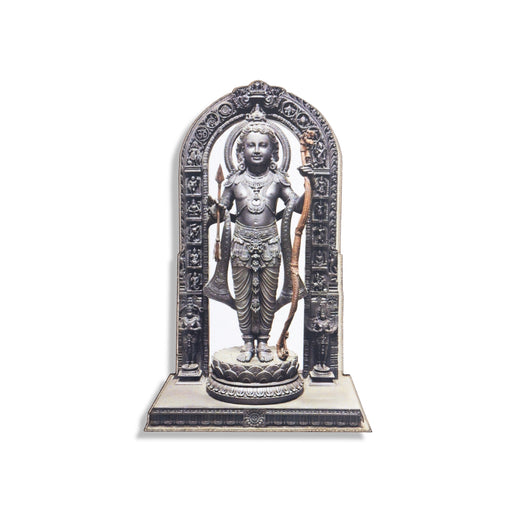 Ayodhya Rama Murti Design Fridge Magnet - 3 x 2 Inches | Single Layer Photo Magnet/ Picture Magnet for Home - Fridge Magnet