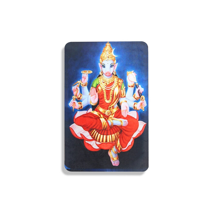 Varahi Murti Design Fridge Magnet - 3 x 2 Inches | Single Layer Photo Magnet/ Picture Magnet for Home - Fridge Magnet