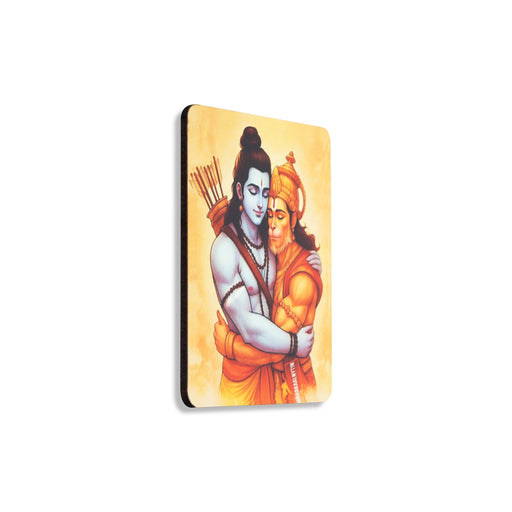 Ram Hanuman Murti Design Fridge Magnet - 3 x 2.5 Inches | Single Layer Photo Magnet/ Picture Magnet for Home - Fridge Magnet