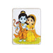 Baby Ram Sita Murti Design Fridge Magnet - 3 x 2.5 Inches | Single Layer Photo Magnet/ Picture Magnet for Home - Fridge Magnet