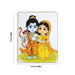 Baby Ram Sita Murti Design Fridge Magnet - 3 x 2.5 Inches | Single Layer Photo Magnet/ Picture Magnet for Home - Fridge Magnet
