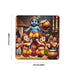 Baby Krishna Muri With Friends Design Fridge Magnet - 2.75 x 2.75 Inches | Single Layer Photo Magnet for Home - Fridge Magnet