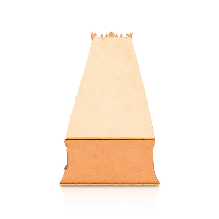 Siva Siva Temple Tower With LED- 11 X 7 Inches | Wooden Table Decor/ Mini Pooja Mandapam For Home Decor - Table Stand Accessories