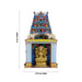 Lakshmi Idol with Temple - 8 x 4.75 Inches | Lakshmi Idol/ Lakshmi Murti Mandir for Pooja - Gift & Home & Decor