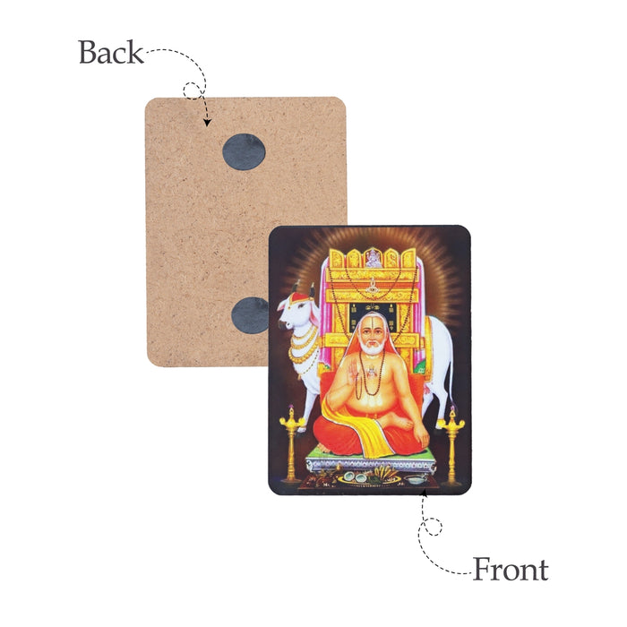 Photo Magnet - 3 x 2.5 Inches | Raghavendra Picture Magnet/ Refrigerator Magnet