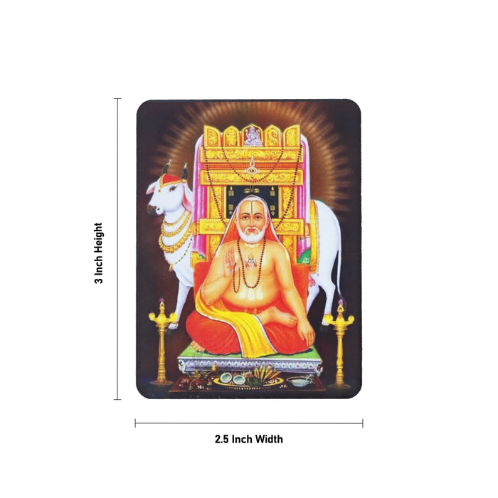 Photo Magnet - 3 x 2.5 Inches | Raghavendra Picture Magnet/ Refrigerator Magnet