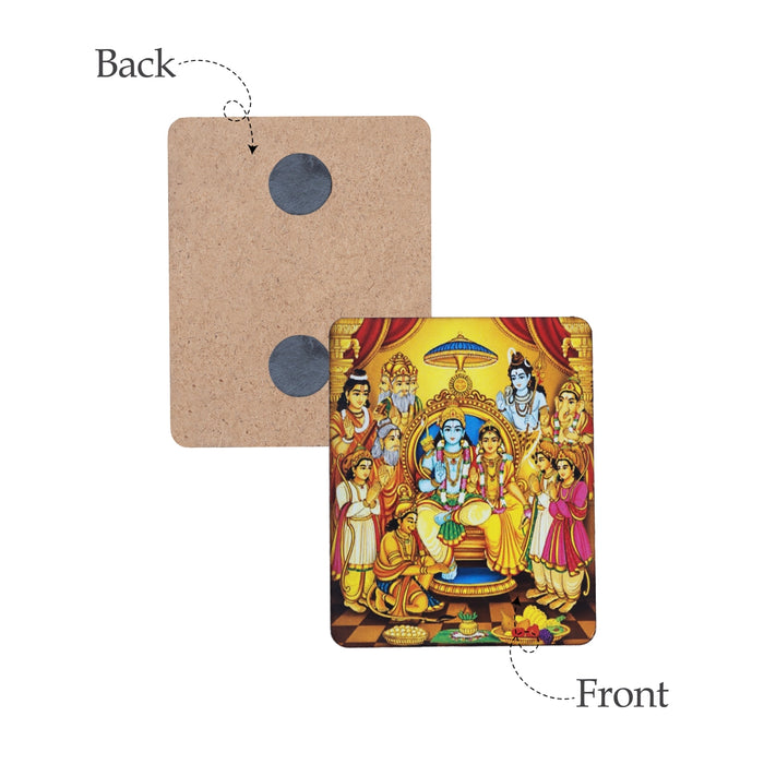 Fridge Magnet - 3 x 2.5 Inches | Picture Magnet/ Ramar Pattabishegam Photo Magnet
