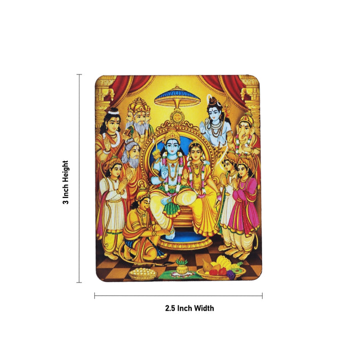 Fridge Magnet - 3 x 2.5 Inches | Picture Magnet/ Ramar Pattabishegam Photo Magnet
