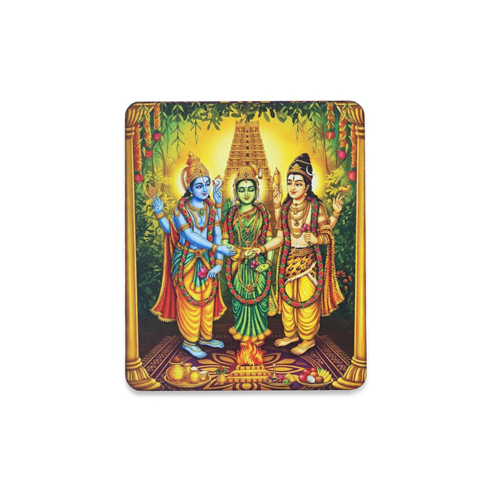 Fridge Magnet - 3.5 x 2.5 Inches | Lord Shivan Vishnu Photo Magnet/ Picture Magnet