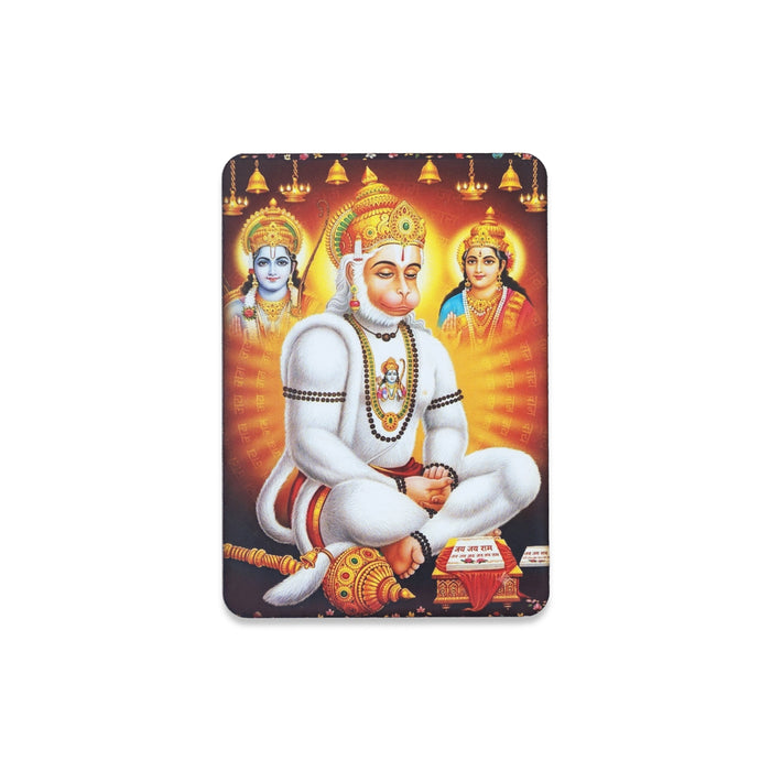 Hanuman Picture Magnet - 3 x 3 Inches | Fridge Magnet/ Photo Magnet For Decoration