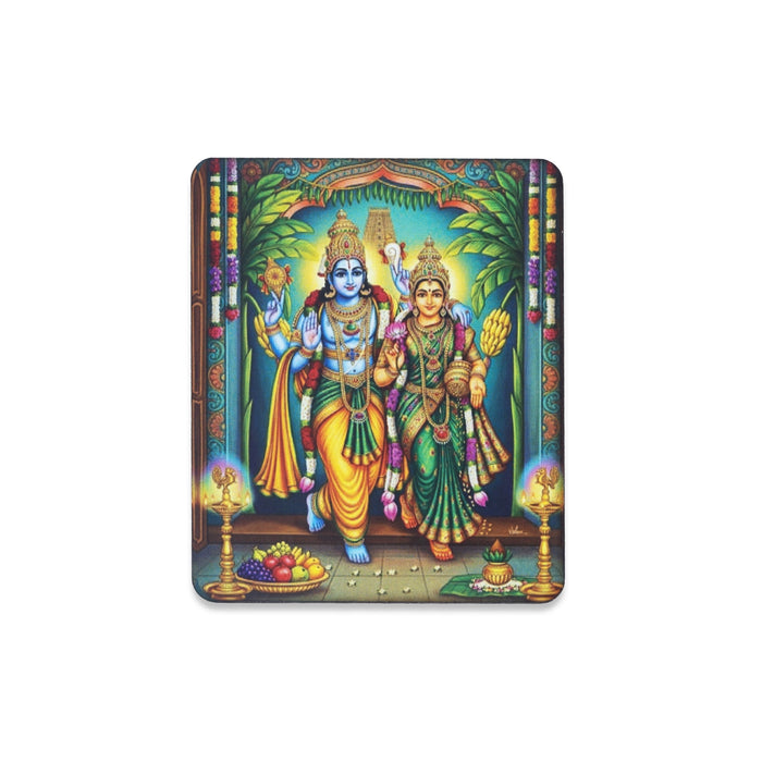 Lakshmi Narayanan Fridge Magnet - 3 x 3 Inches | Photo Magnet/ Picture Magnet