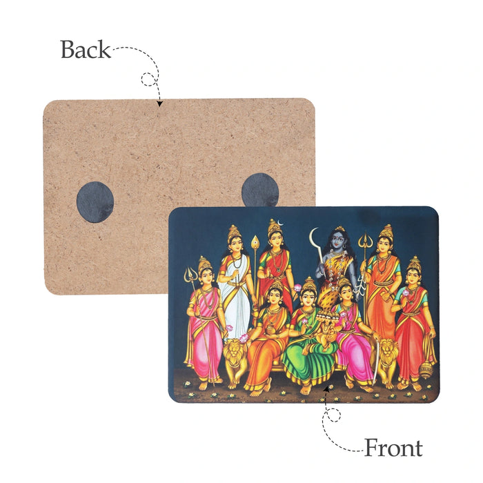 Nava Durga Picture Magnet - 2.3 x 3.3 Inches | Photo Magnet/ Refrigerator Magnet