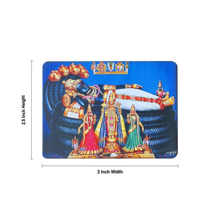Picture Magnet - 2.5 x 3 Inches | Ranganathar Fridge Magnet/ Photo Magnet For Decoration