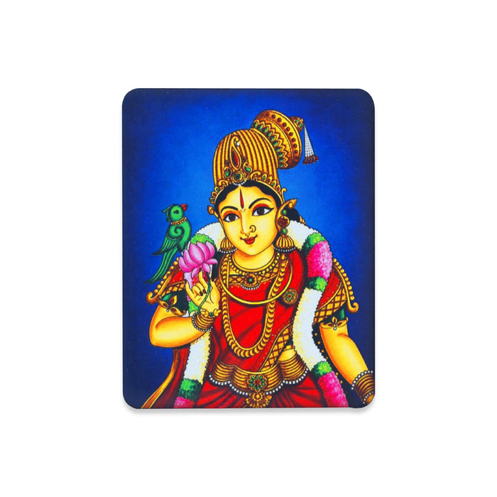 Andal Murti Fridge Magnet - 3 x 3 Inches | Photo Magnet/ Picture Magnet For Decoration/ Assorted