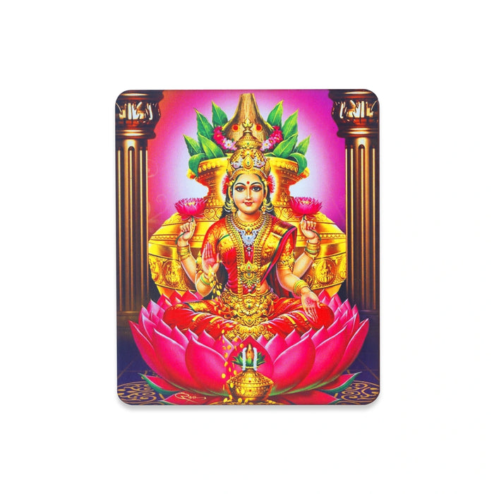 Gaja Lakshmi Fridge Magnet - 3 x 2.5 Inches | Photo Magnet/ Picture Magnet For Gifting