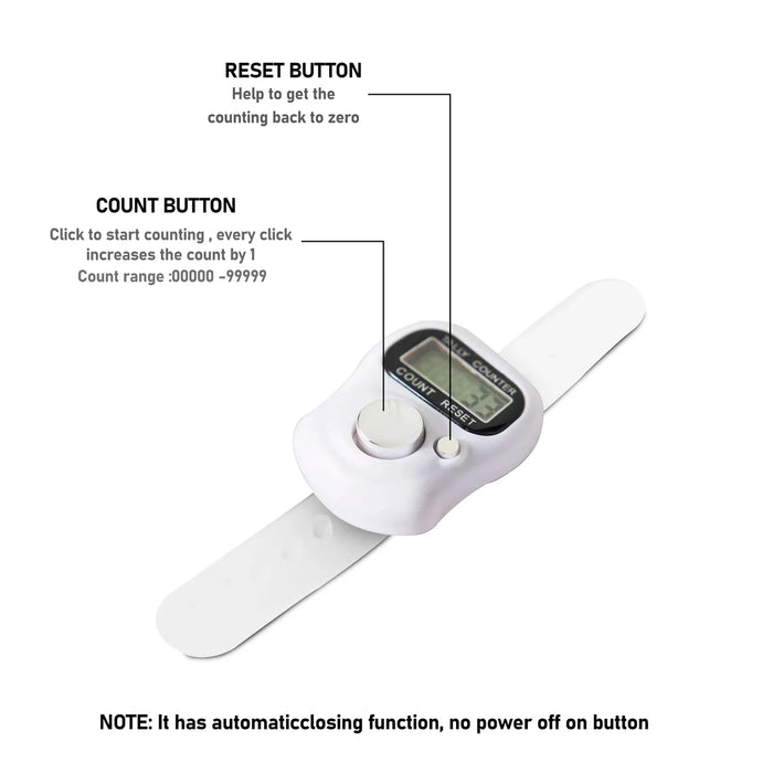 Finger Tally Counter | Ring Tally Counter/ Finger Clicker Counter